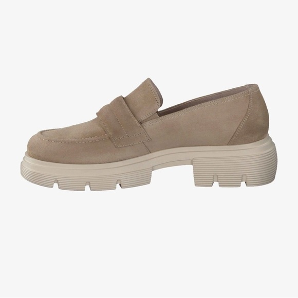 Paul Green Chunky Loafer Stone leather size 3.5 / 6 - Picture 6 of 16